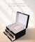Jewelry Boxes for Women Girls, 3-Layer Jewelry Organizer with Glass Lid, 2 Drawers Jewelry Organizer Box for Earring, Ring, Necklace, Bracelets